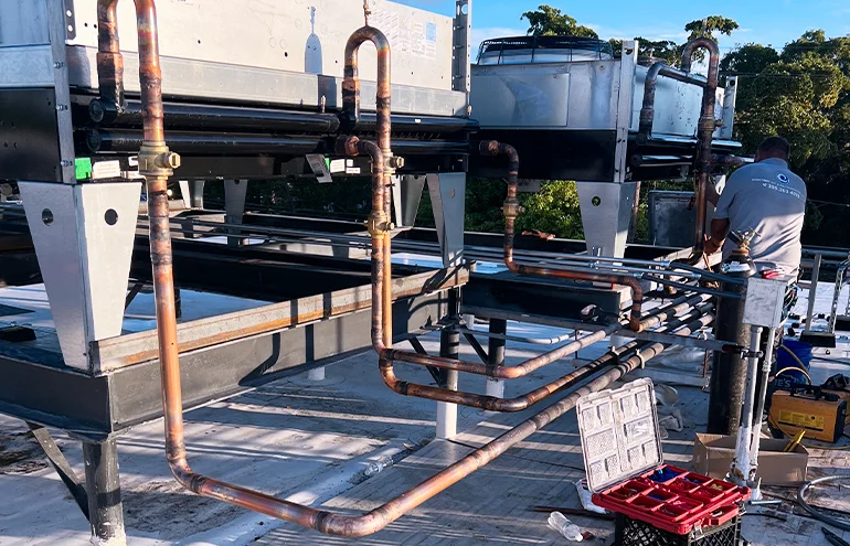 Pipe Fitting working