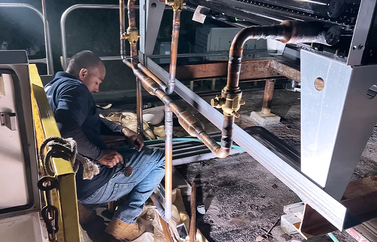 Pipe Fitting working